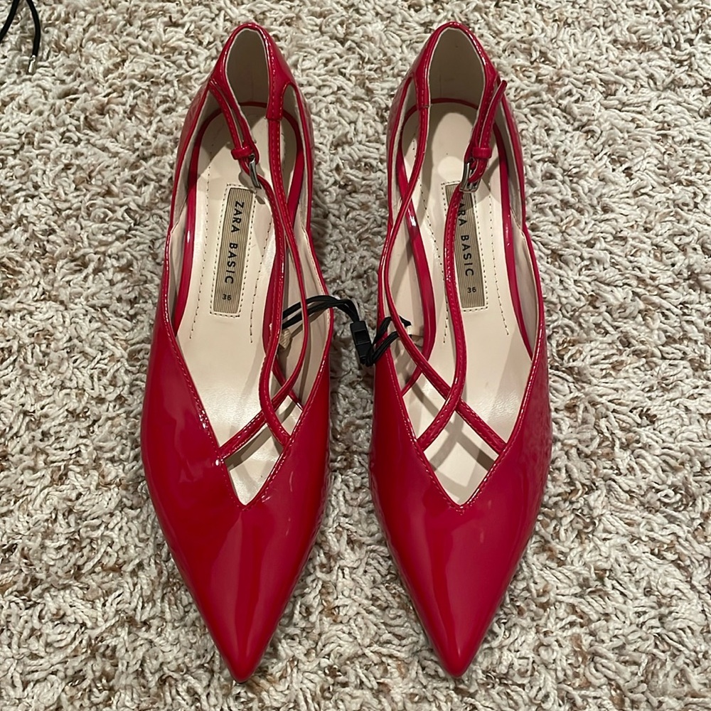 Zara kitten-heels shoes size 36